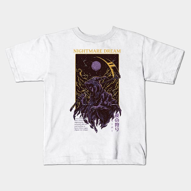 Nightmare Dream Kids T-Shirt by teebarclub